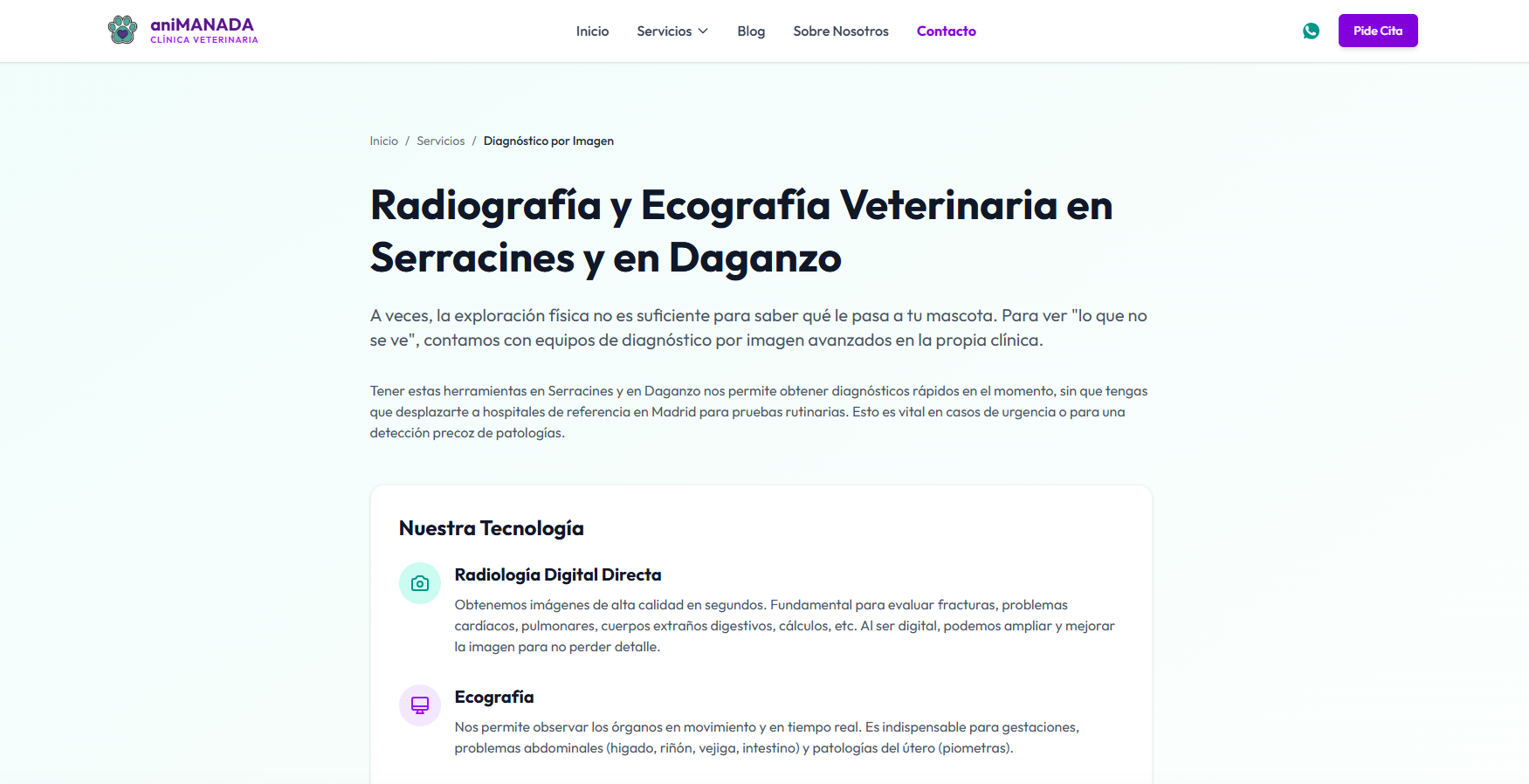 Animanada - Diagnóstico