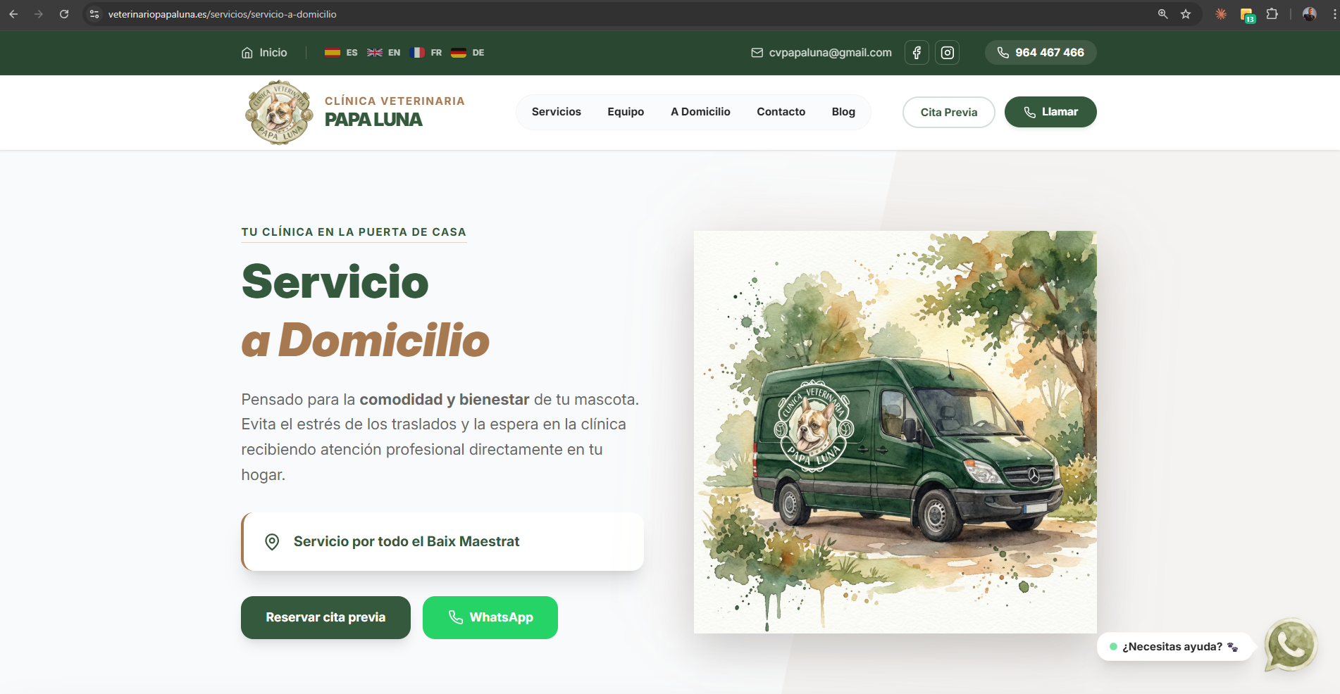 Papa Luna - Contacto